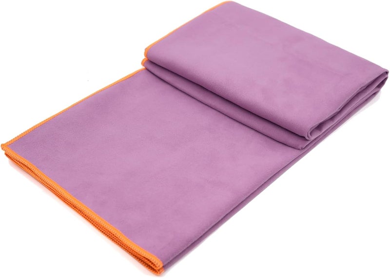 Eunzel Hot Yoga Towel Non-Slip Yoga Mat Towel Ultra-Absorbent Microfiber Towel for Hot Yoga, Pilates，Bikram and Workout 26.5"x 72" - Image 3